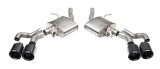 Corsa 22-25 Caddy CT5-V Blackwing 3in Axle-Back - Act. Exh. - Dual Rear Exit - Twin 4.5in Blk CF Tip thumbnail 1