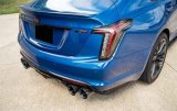 Corsa 22-25 Caddy CT5-V Blackwing 3in Axle-Back - Act. Exh. - Dual Rear Exit - Twin 4.5in Blk CF Tip thumbnail 2