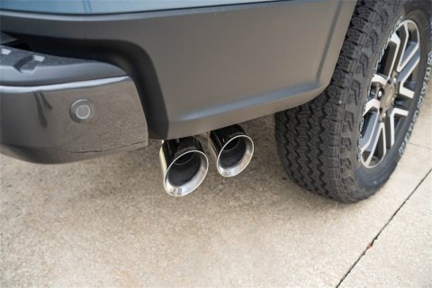 Corsa 2024-2025 Ford Ranger 3in Cat-Back Exhaust 4in Polished Pro-Series Slash Cut Twin Tip thumbnail 2