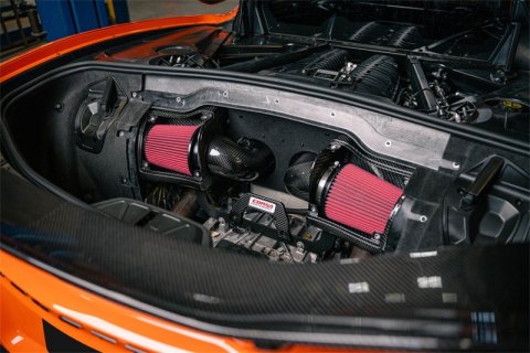 Corsa 23+ Chevy C8 Z06 Carbon Fiber Air Intake w/ DryTech Filter thumbnail 6