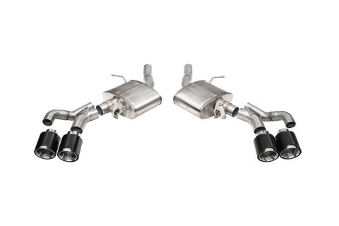 Corsa 22-25 Cadillac CT4 V Blackwing 3in Active Valve Axle-Back - 4.5in Carbon Fiber Polished Tip thumbnail 4