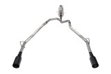Corsa 25-26 Ram 2.5in Stainless Steel Sport Cat-back Dual Rear Exit 5.0in Black Tips thumbnail 1