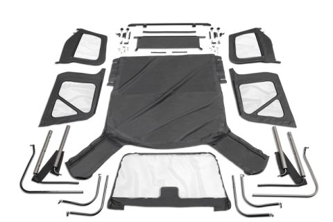 Rampage 1997-2006 Jeep Wrangler(TJ) Complete Top - Black Diamond thumbnail 2