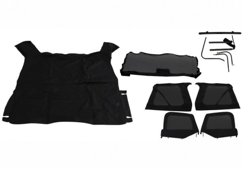 Rampage 1997-2006 Jeep Wrangler(TJ) Complete Top - Black Diamond thumbnail 2