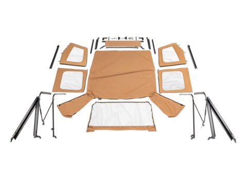 Rampage 1976-1983 CJ7/YJ Complete Top - Spice Denim thumbnail 2