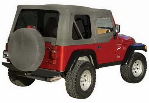 Rampage 1976-1983 Jeep CJ5 Complete Top - Grey Denim thumbnail 3