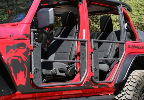 Rampage 2018-2019 Jeep Wrangler(JL) Unlimited Sport 4-Door Trail Doors - 4Dr - Black thumbnail 4