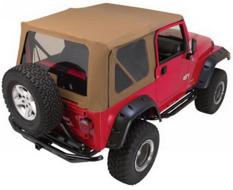 Rampage 1997-2006 Jeep Wrangler(TJ) Complete Top - Spice Denim thumbnail 2