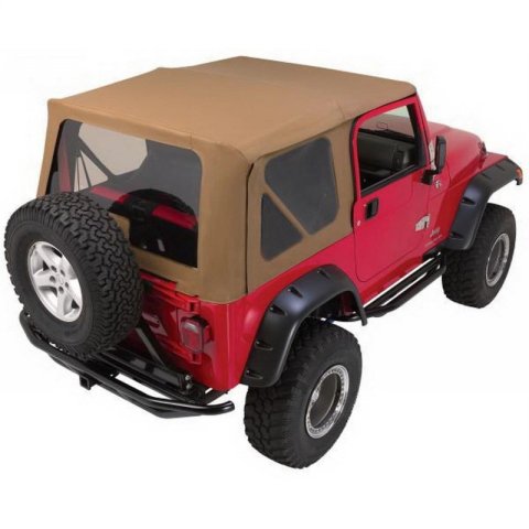Rampage 1997-2006 Jeep Wrangler(TJ) Complete Top - Khaki thumbnail 1