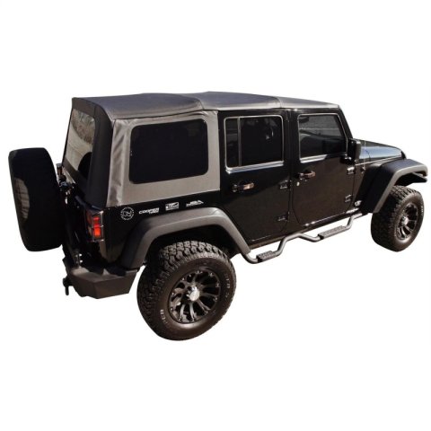 Rampage 2007-2009 Jeep Wrangler(JK) Unlimited OEM Replacement Top - Black Diamond thumbnail 4