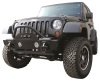 Rampage 2007-2018 Jeep Wrangler(JK) Recovery Bumper Stubby Front - Black thumbnail 2