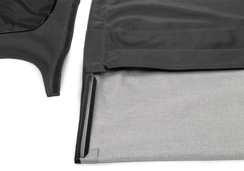 Rampage 1997-2006 Jeep Wrangler(TJ) OEM Replacement Top - Black Denim thumbnail 4