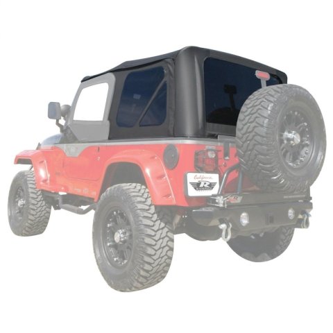 Rampage 1997-2006 Jeep Wrangler(TJ) OEM Replacement Top - Black Diamond thumbnail 2