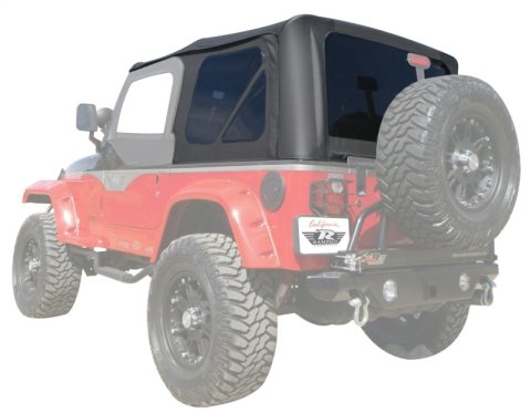 Rampage 1997-2006 Jeep Wrangler(TJ) OEM Replacement Top - Black Diamond thumbnail 3