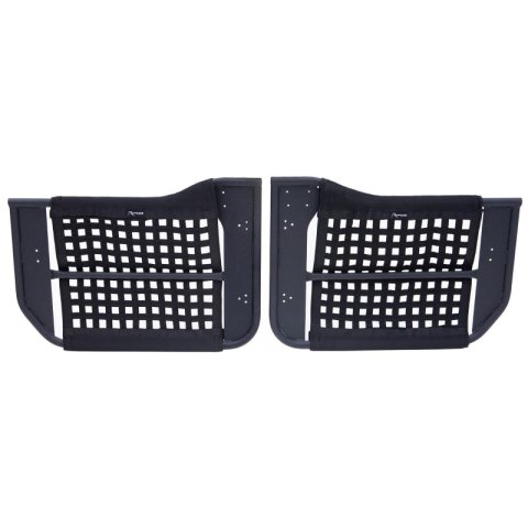 Rampage 2007-2018 Jeep Wrangler(JK) 2-Door Tube Doors With Netting - Black thumbnail 4