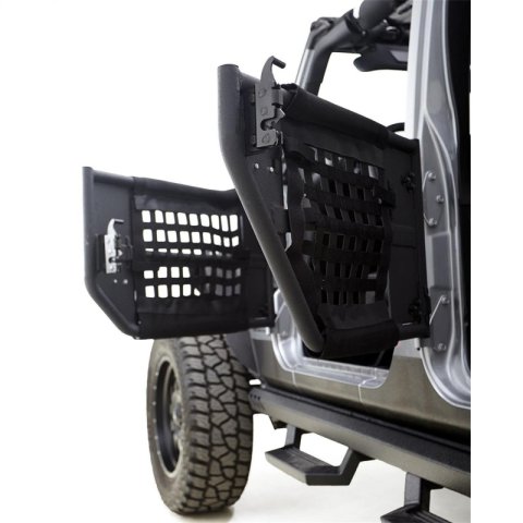 Rampage 2007-2018 Jeep Wrangler(JK) 2-Door Tube Doors With Netting - Black thumbnail 8