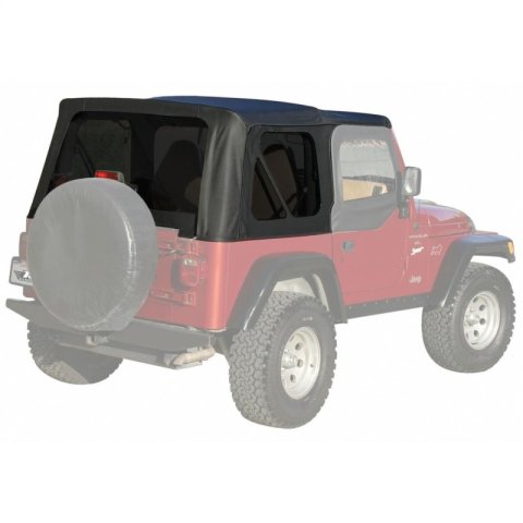 Rampage 1997-2006 Jeep Wrangler(TJ) OEM Replacement Top - Black Diamond thumbnail 3