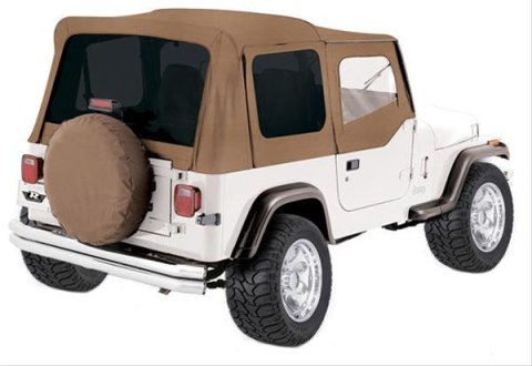 Rampage 1988-1995 Jeep Wrangler(YJ) OEM Replacement Top - Spice Denim thumbnail 1