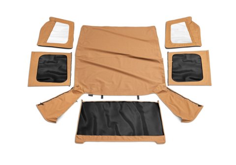 Rampage 1988-1995 Jeep Wrangler(YJ) OEM Replacement Top - Spice Denim thumbnail 3