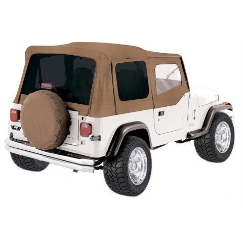Rampage 1988-1995 Jeep Wrangler(YJ) OEM Replacement Top - Spice Denim thumbnail 4