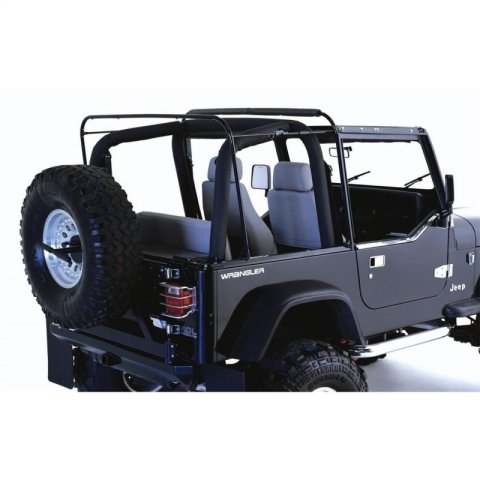 Rampage 1987-1995 Jeep Wrangler(YJ) Soft Top Hardware - Black thumbnail 4