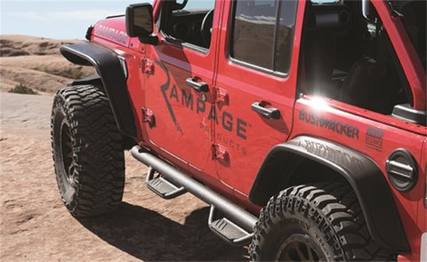Rampage 2018-2019 Jeep Wrangler(JL) Sport 2-Door Rock Rail - Black thumbnail 5