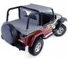 Rampage 1987-1991 Jeep Wrangler(YJ) Cab Soft Top And Tonneau Cover - Black Denim thumbnail 3