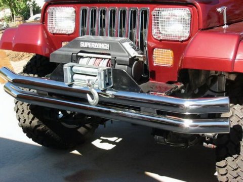 Rampage 1976-1983 Jeep CJ5 Double Tube Bumper - Stainless thumbnail 3