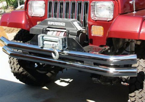 Rampage 1976-1983 Jeep CJ5 Double Tube Bumper - Stainless thumbnail 4