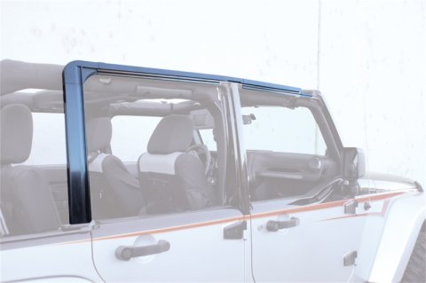 Rampage 2007-2018 Jeep Wrangler(JK) Unlimited Door Surround Kit - Black thumbnail 3
