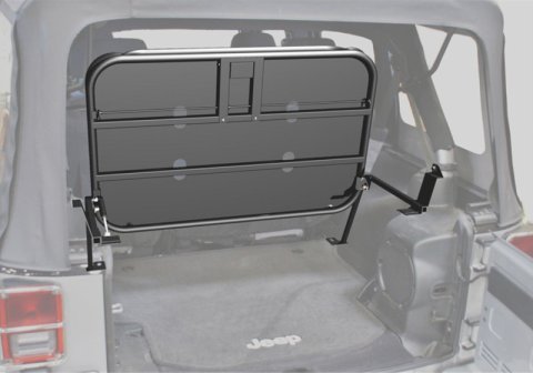Rampage 2007-2018 Jeep Wrangler(JK) Rear Sport Rack - Black thumbnail 5