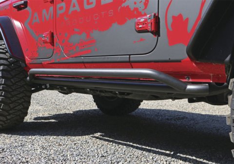 Rampage 2018-2019 Jeep Wrangler(JL) Sport 2-Door Slim Line Step - Black thumbnail 5