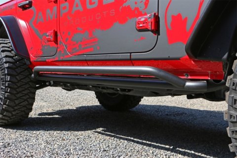 Rampage 2018-2019 Jeep Wrangler(JL) Unlimited Sport S 4-Door Rail Slide Step - Black thumbnail 3