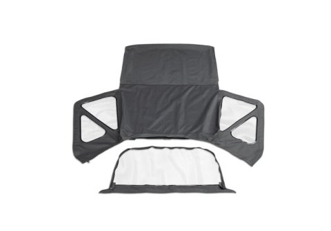 Rampage 1988-1994 Geo Tracker Soft Top OEM Replacement - Black Denim thumbnail 2