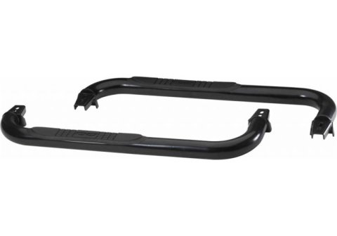 Rampage 1987-1995 Jeep Wrangler(YJ) 3 Inch Round Nerf Bar - Black thumbnail 2