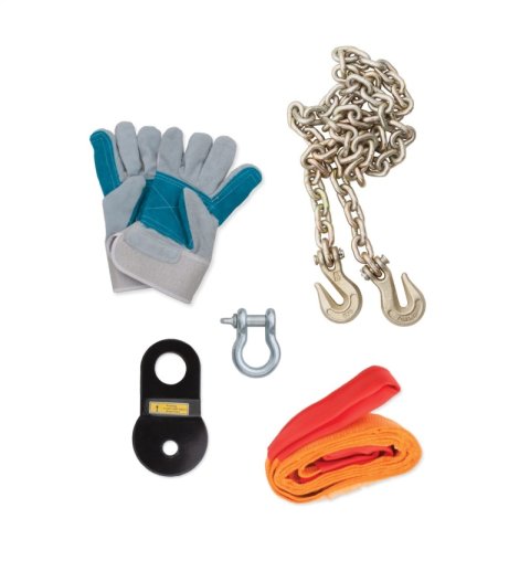 Rampage 1955-2019 Universal Recovery Winch Accessory Kit - Black thumbnail 2