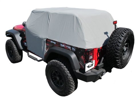 Rampage 2007-2018 Jeep Wrangler(JK) Cab Cover With Door Flaps - Grey thumbnail 2