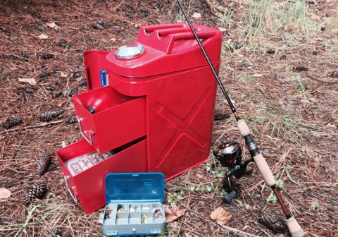 Rampage 1999-2019 Universal Trail Can Utility/Tool Box - Red thumbnail 3