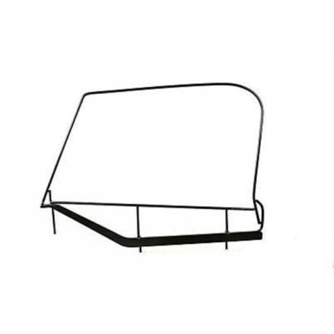 Rampage 1997-2006 Jeep Wrangler(TJ) Window Frame Only - Black thumbnail 1