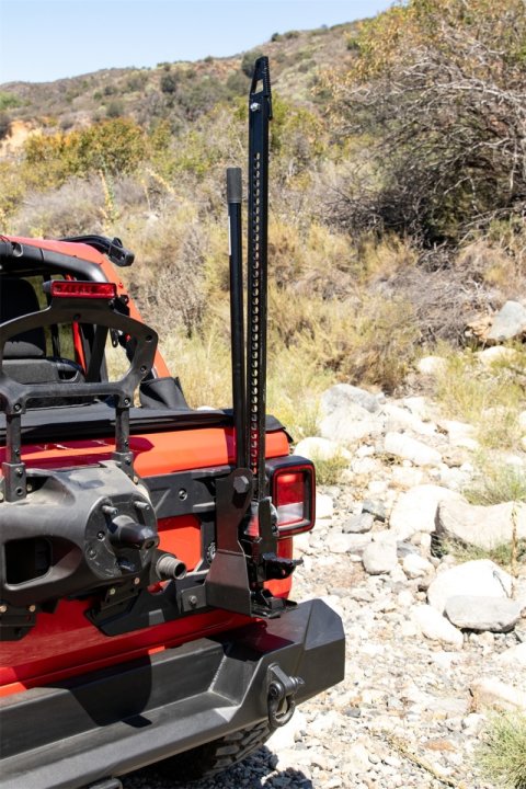 Rampage 2007-2019 Jeep Wrangler(JL) Offroad Jack Mount - Black thumbnail 1