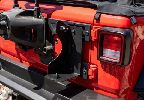 Rampage 2007-2019 Jeep Wrangler(JL) Offroad Jack Mount - Black thumbnail 3