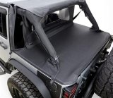 Rampage 2007-2018 Jeep Wrangler(JK) 2-Door Tonneau Cover - Black Diamond thumbnail 1