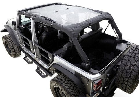 Rampage 2007-2018 Jeep Wrangler(JK) Unlimited California Extended Brief - Black thumbnail 5