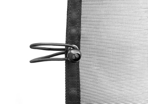 Rampage 2018-2019 Jeep Wrangler(JL) Unlimited Sport 4-Door Mesh Shade Top - Extended - Black thumbnail 3
