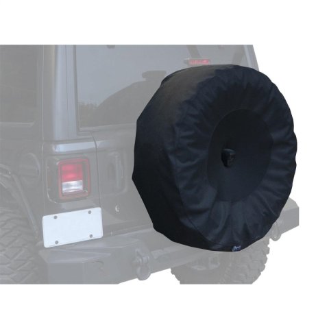Rampage 2018-2019 Jeep Wrangler(JL) Sport 2-Door Tire Cover w/Cam Slot 33in -35in - Black thumbnail 3