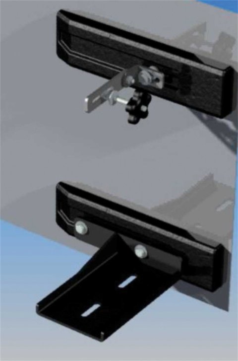 Rampage 2007-2018 Jeep Wrangler(JK) High Lift Jack Mount - Black thumbnail 1