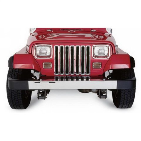 Rampage 1997-2006 Jeep Wrangler(TJ) Grille Inserts - Chrome thumbnail 1