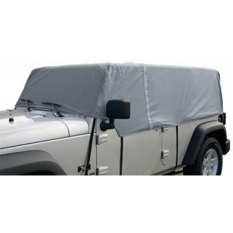 Rampage 2007-2018 Jeep Wrangler(JK) Unlimited Car Cover 4 Layer - Grey thumbnail 6