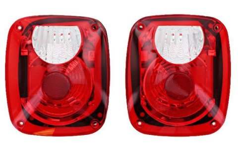 Rampage 1976-1983 Jeep CJ5 Taillight Conversion Kit - Brite thumbnail 3