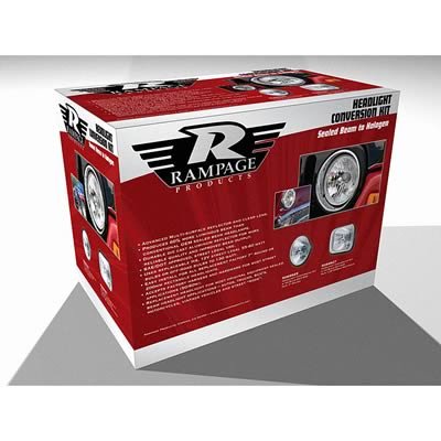 Rampage 1999-2019 Universal Headlight Assembly - Clear thumbnail 2